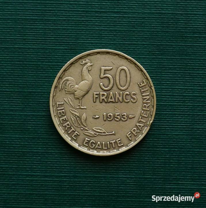 FRANCJA 50 franków 1953r Gliwice
