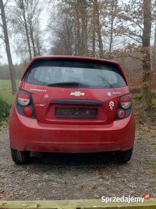 Chevrolet Aveo T300 12 B Zarejestrowany Dzwonic Elbląg sprzedam