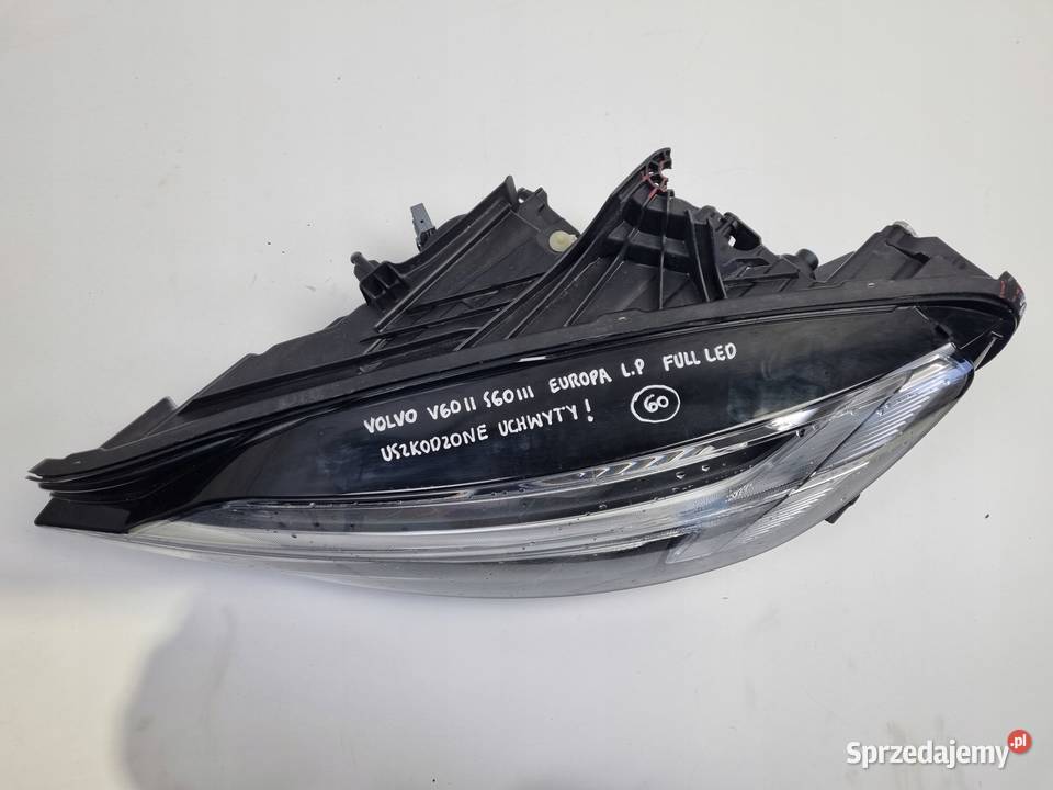 LAMPA LEWA Volvo V60 II S60 III PRZEDNIA lewy Rudka