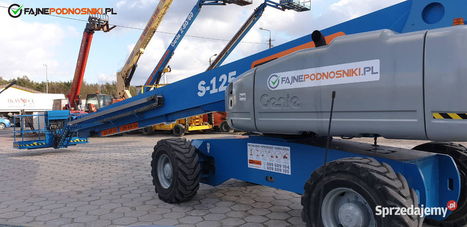 Zwyżka teleskopowa Genie S125 S125 JLG 1250SJ kujawsko-pomorskie sprzedam