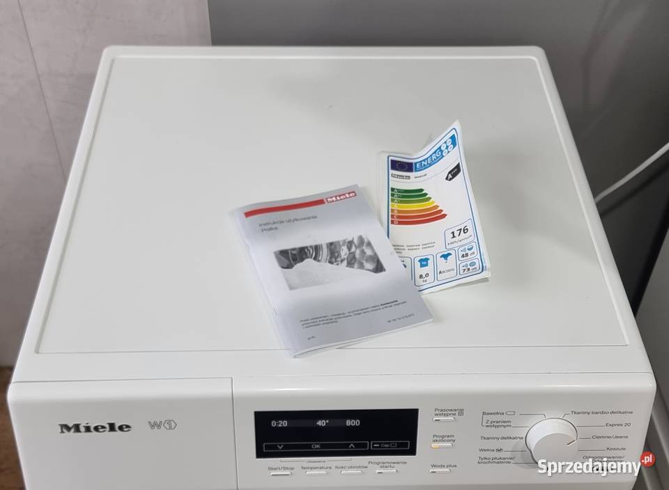 Pralka Miele W1 WKB 130 WCS 8 1600obr LCD Wrocław