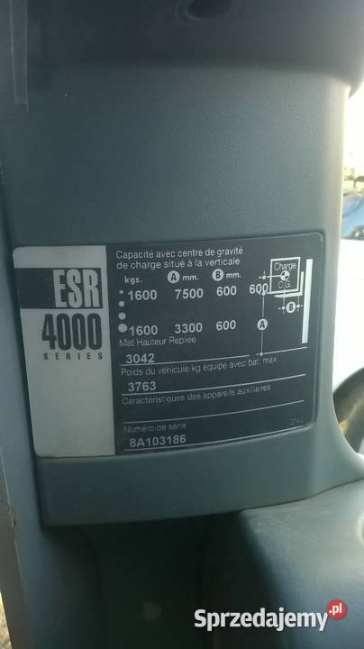 Wózek wysokiego składowania CROWN Magazynowanie Poznań sprzedam