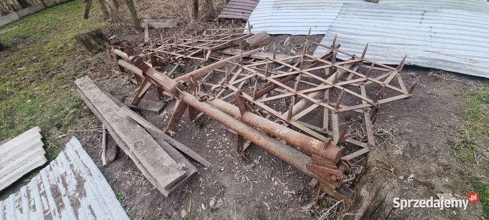 Pług dwu skibowy unia grudziądz brony kultywator Miechów
