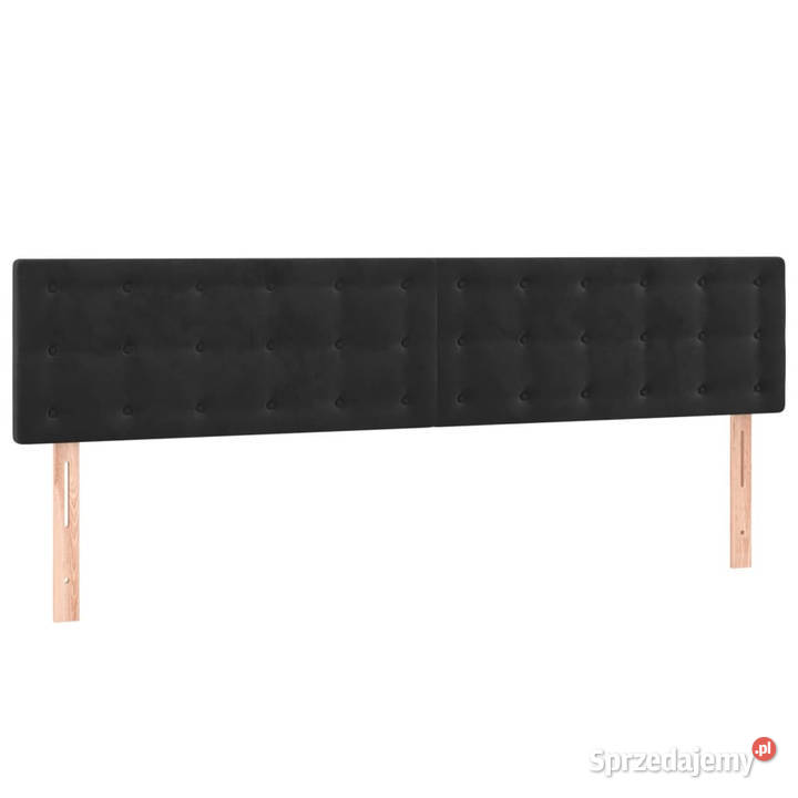 Zagłówek do łóżka z LED czarny 200x5x7888 Warszawa sprzedam