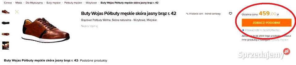 Buty Sneaker Sportowe trekkingowe Wojas Półbuty