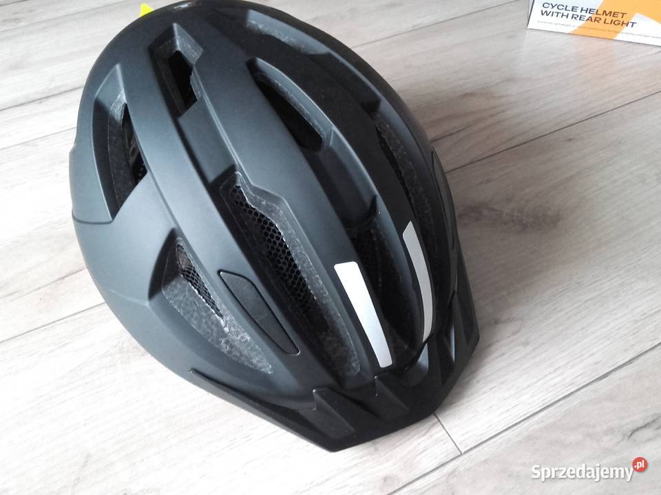 Kask rowerowy CRIVIT z tylną lampką rozmiar SM Kaski i odzież Rowery i akcesoria