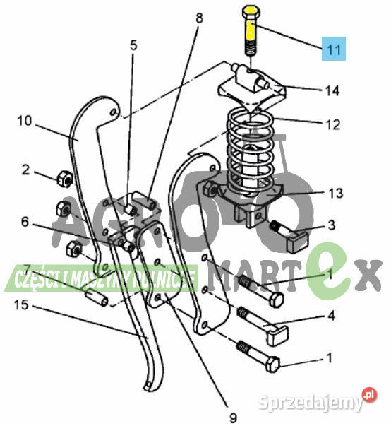 3013555 301 3555 ŚRUBA M12x150 LEMKEN dolnośląskie Wichrów