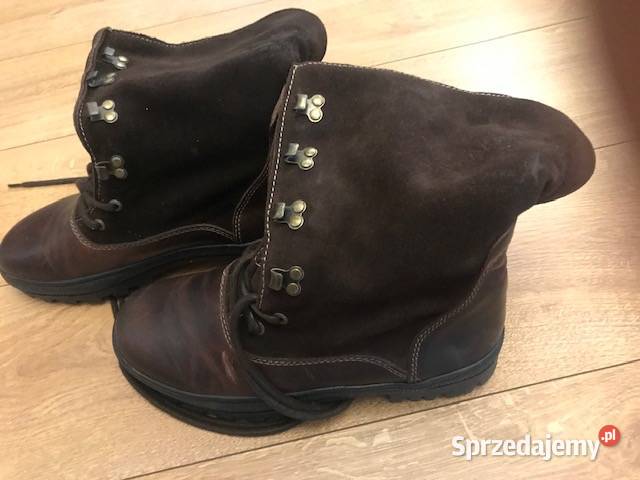 Buty męskie skórzane zimowe Mrągowo sprzedam