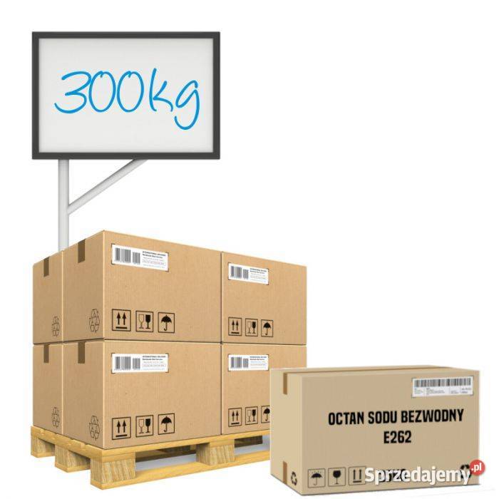 Octan sodu bezwodny E262 półpaleta 300 wysyłka Wrocław sprzedam