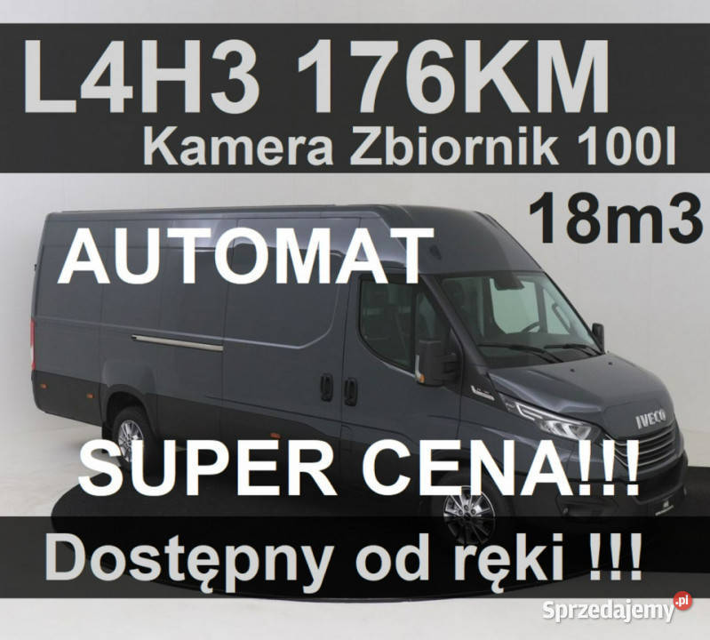 Iveco Daily 35S18 H 18m3 L4H3 Automat 176KM Amort. fotel Ka…