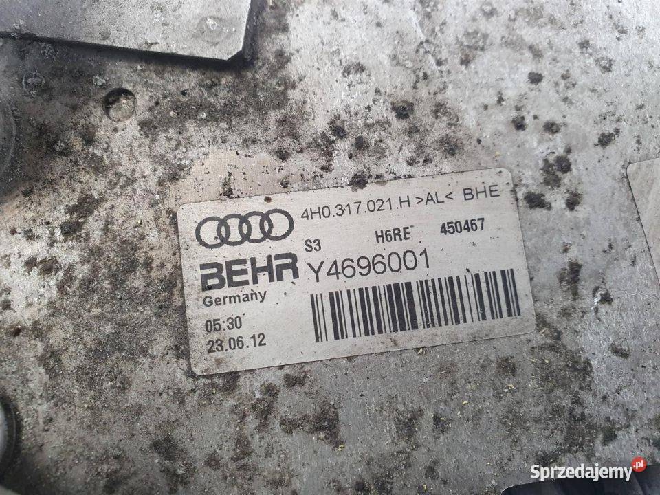 CHŁODNICZKA OLEJU AUDI S8 D4 4H0317021H Pozostałe