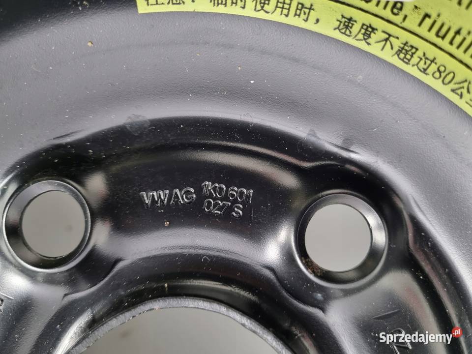 KOŁO DOJAZDOWE ZAPASOWE Audi Seat Vw Golf VI