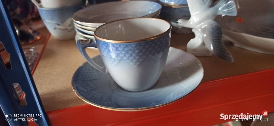 Filiżanka na podstawce Z mewami Royal Copenhagen pomorskie sprzedam
