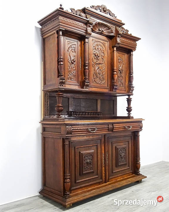 Antyk Dębowy KREDENS drewniany kredens Kalisz sprzedam