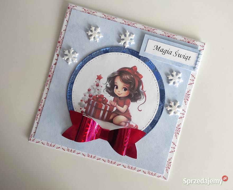 Kartka świąteczna ręcznie robione na Boże Łódź