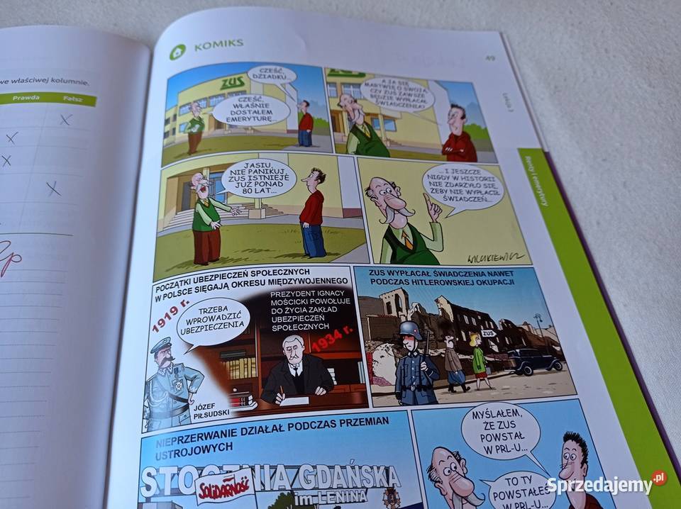 Zeszyt Lekcje z ZUS Wypełniony wyd 2019 SUPER miękka Sosnowiec