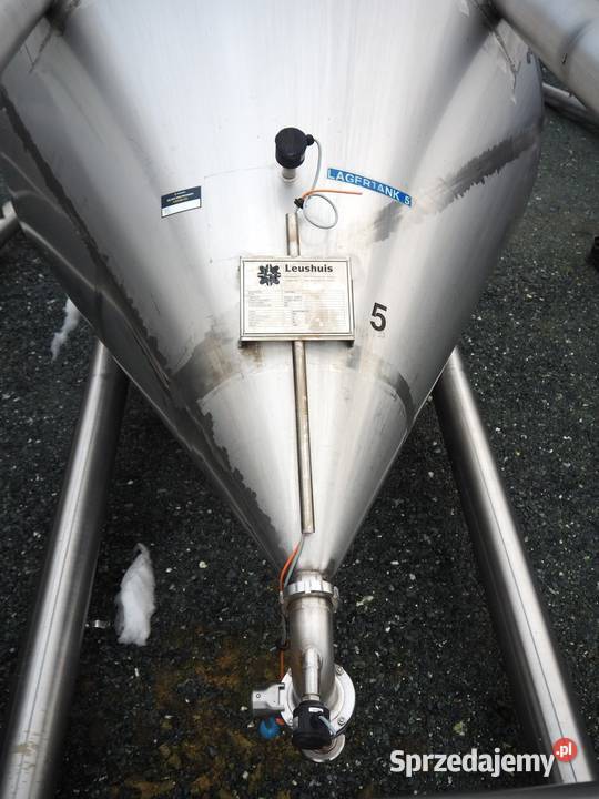 LEUSHUIS 5000L Pionowy zbiornik procesowy Krotoszyn