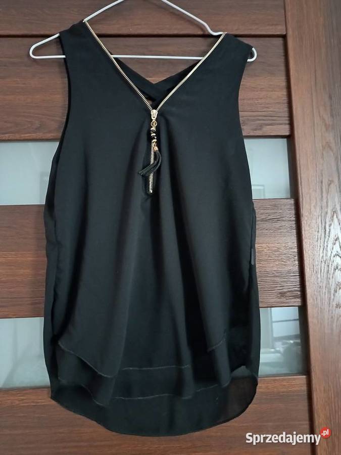 Bluzeczka damska letnia S czarny wielkopolskie