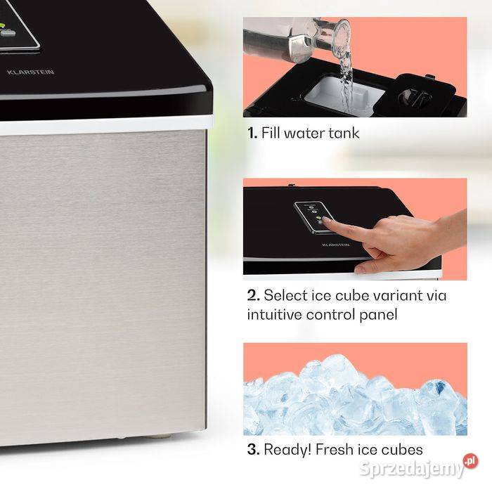 Nowa Kostkarka do lodu Przeźroczyste kostki lodu zachodniopomorskie Nowe Bielice