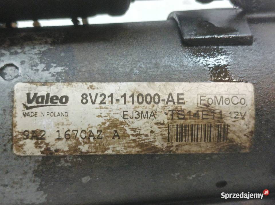 ROZRUSZNIK 8V2111000AE 16 TDCI Ford Fiesta Mk7 Układ elektryczny silnika