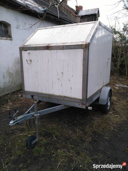 Przyczepa Stema zabudowana kontener 750 DMC Do samochodów osobowych Poznań