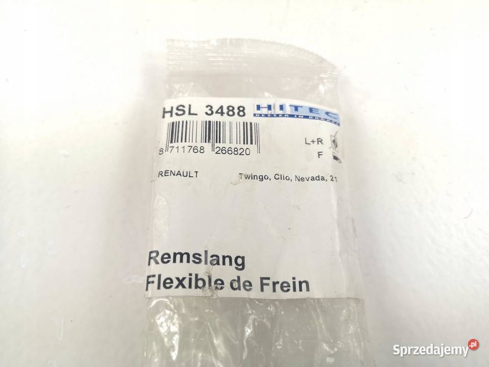 PRZEWÓD HAMULCOWY PRZÓD RENAULT TWINGO CLIO osobowe