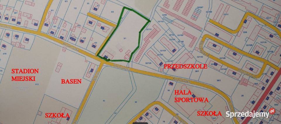 Duża działka w centrum miasta Syców