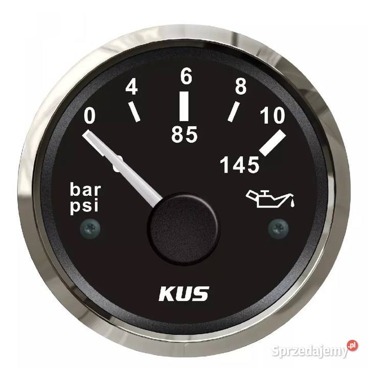 Wskaźnik Ciśnienia Oleju 010 BAR 52mm KUS seria Gorzów Wielkopolski