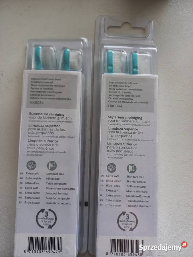 Philips Sonicare końcowki szczoteczek do zębów Warszawa