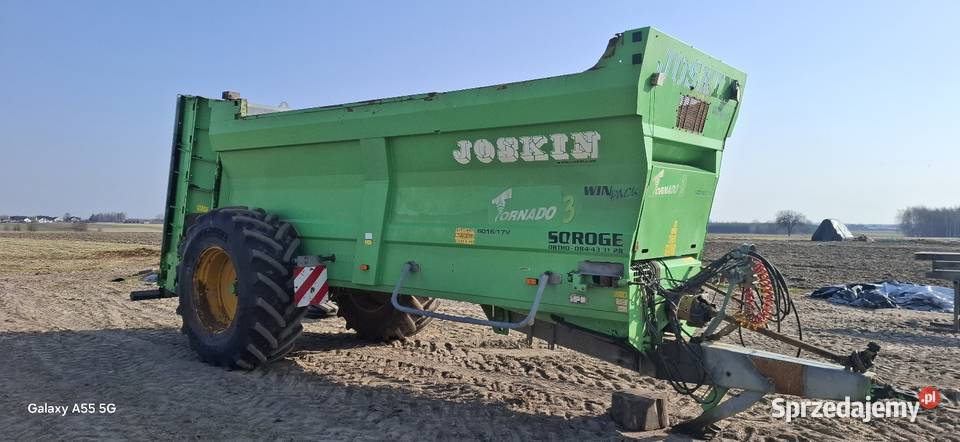 Joskin tornado 3 601617V rozrzutnik obornika mazowieckie Radom