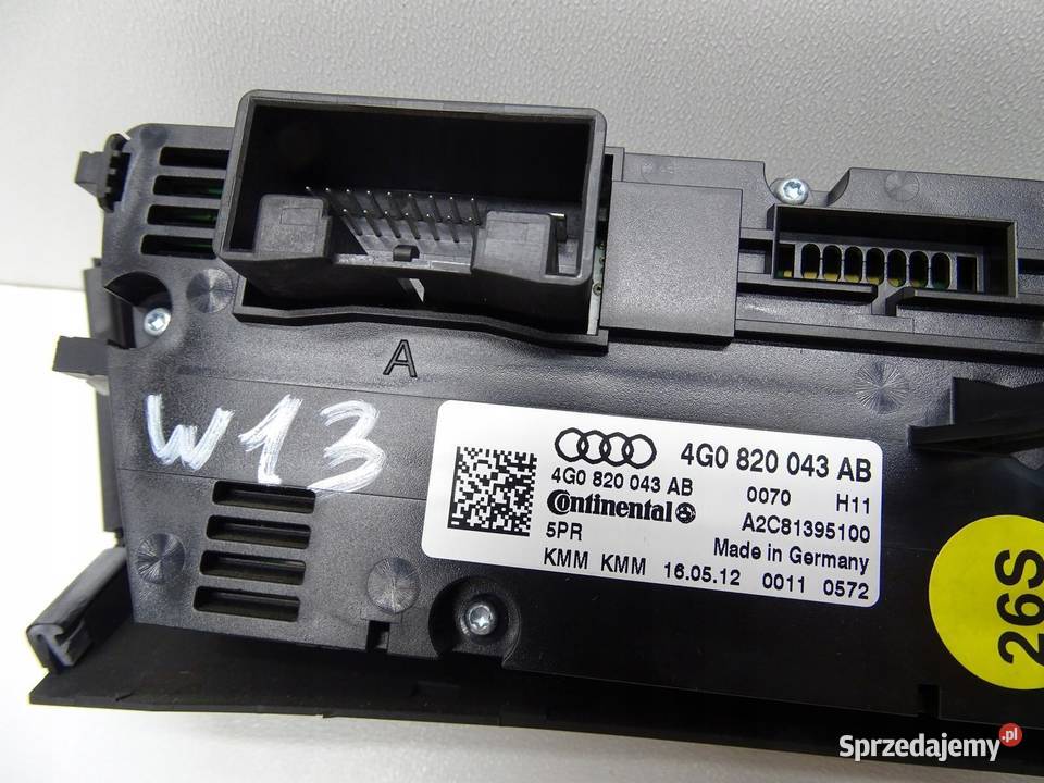 PANEL STEROWANIA NAWIEWU KLIMATYZACJI AUDI A6 C7