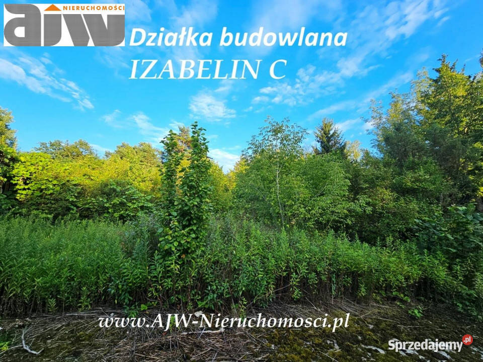 Działka Izabelin C 1320 metrów