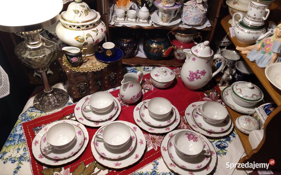 Serwis kawa trio Langenthal Suisse ca 1950 r wielkopolskie Poznań