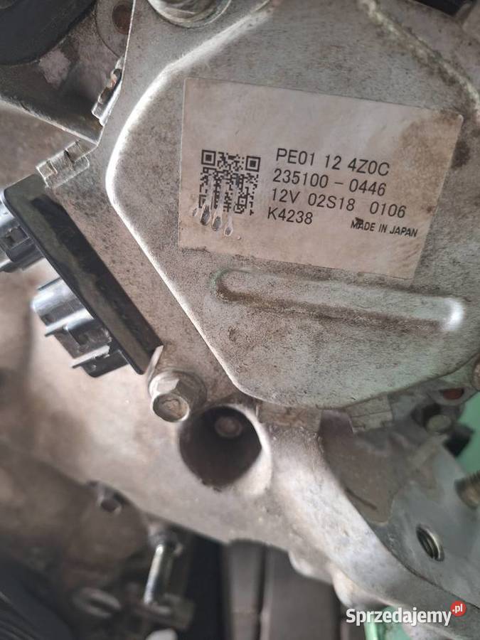 Silnik mazda PEO1 20 benzyna uszkodzony Zamość