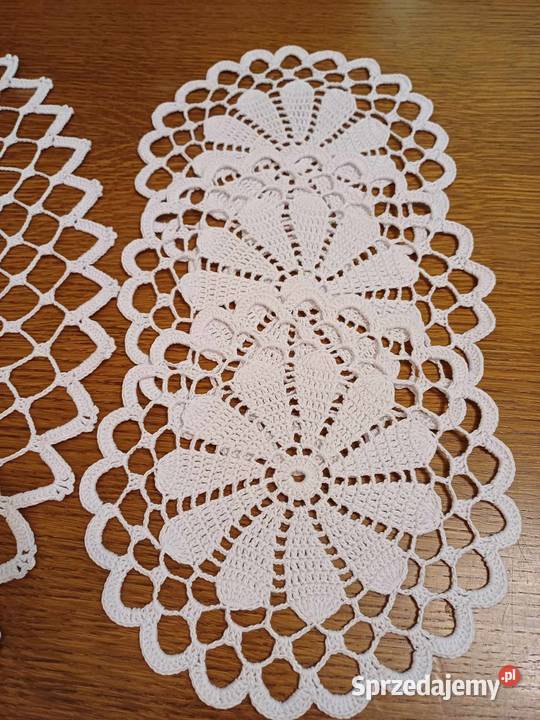 Komplet serwetekrękodzieło Obrusy i serwety śląskie Częstochowa