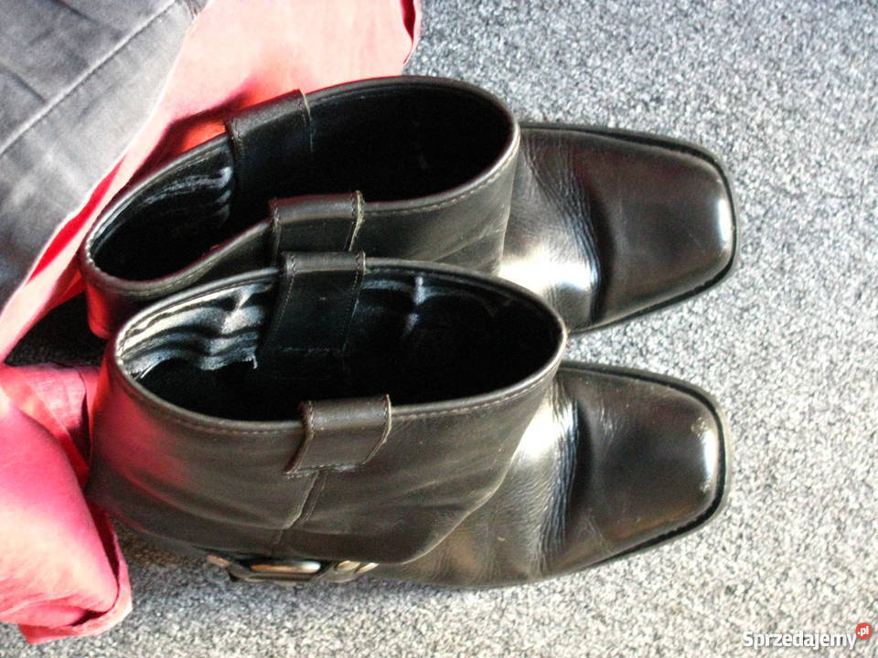 Buty motocyklowe kowbojki 42 czarny podlaskie Białystok