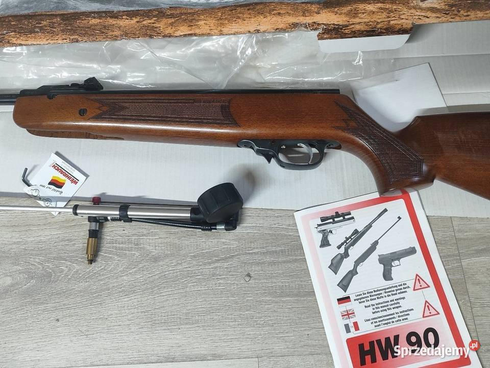 Wiatrówka Weihrauch HW 90 kal 45 Plus Pompka Ruda Śląska sprzedam