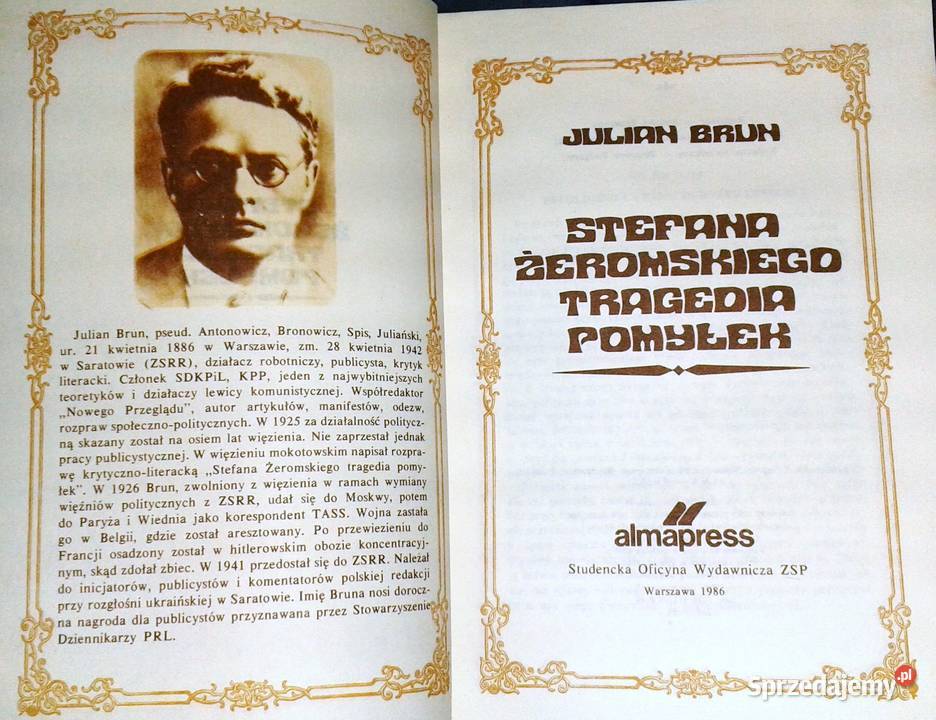 Tragedia pomyłek Stefana Żeromskiego Chełm sprzedam