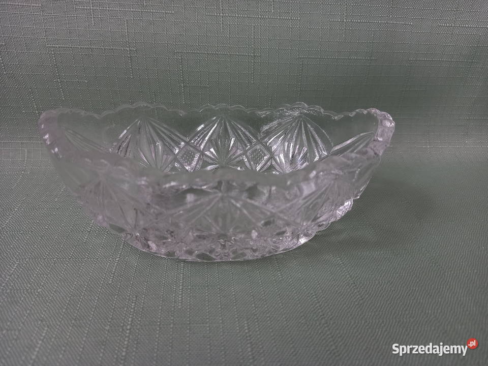 dwie malutkie kryształowe żardiniery Łódź