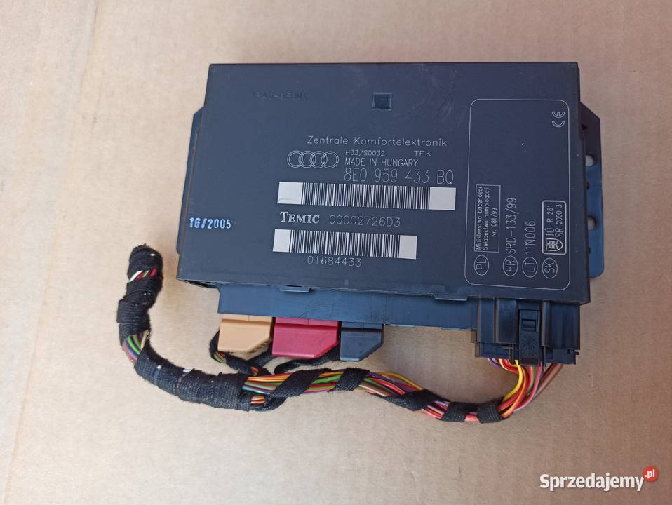 Audi A4 B6 B7 moduł komfortu 8E0959433BQ osobowe Bolesławiec sprzedam