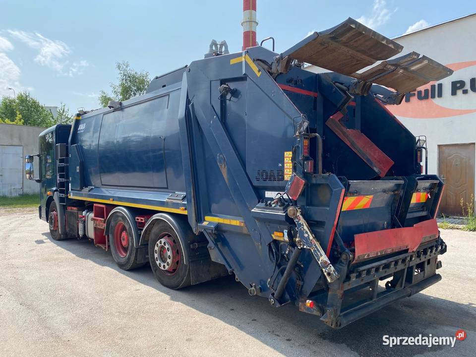 Mercedes Econic 2630 śmieciarka DWUKOMOROWA JOAB Nowiny