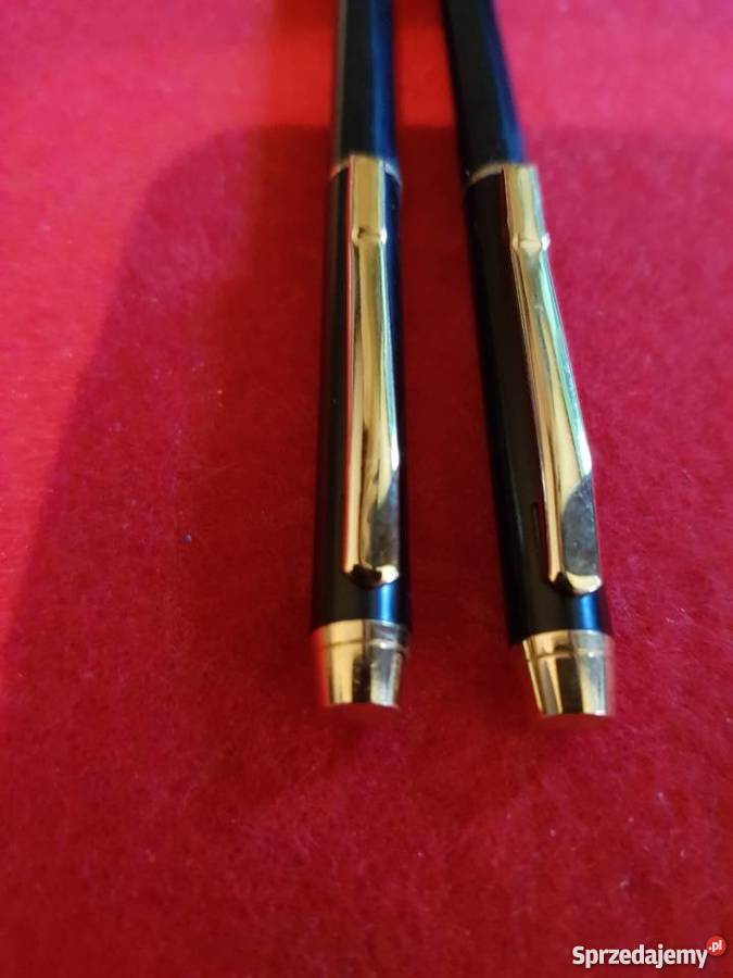 2 długopisy cudo czerń ze złotem świętokrzyskie Kielce