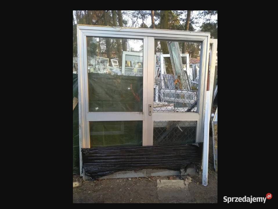Drzwi Aluminiowe 175 x 210 1750 x 2100 mm Drzwi i okna Warszawa