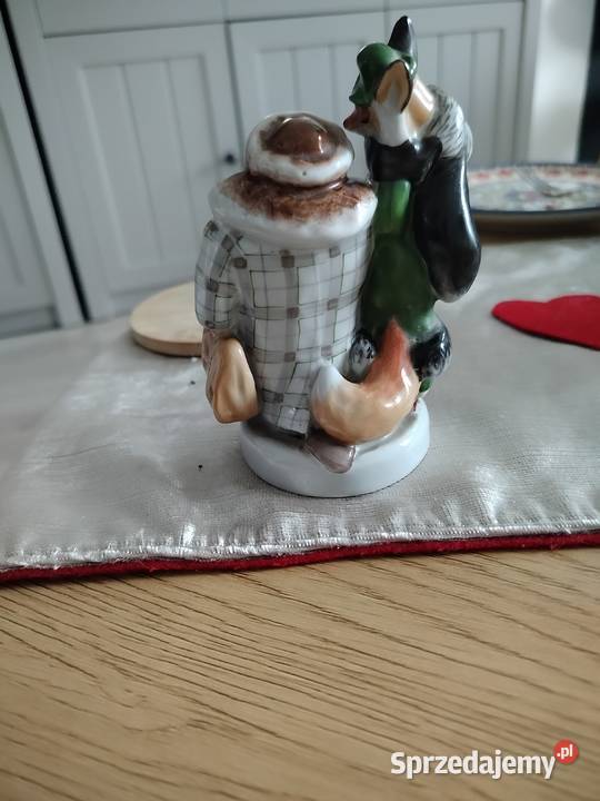 Figurka porcelanowa Lis i Bóbr Świdnica Polska