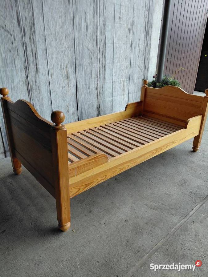 łóżko sosnowe jednoosobowe 489 Byczyna