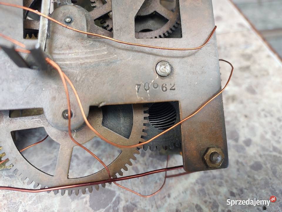 M195 Mechanizm starego zegara ściennego Mauthe Antyki, Sztuka, Kolekcje Tczew