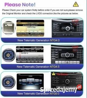 Radio Android 13 Mercedes klasa C W204 S204 gps Ożarowice