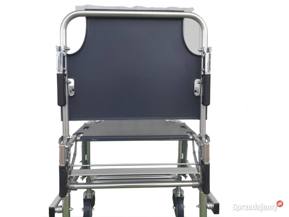 KRZESŁO TRANSPORTOWE SZARE śląskie