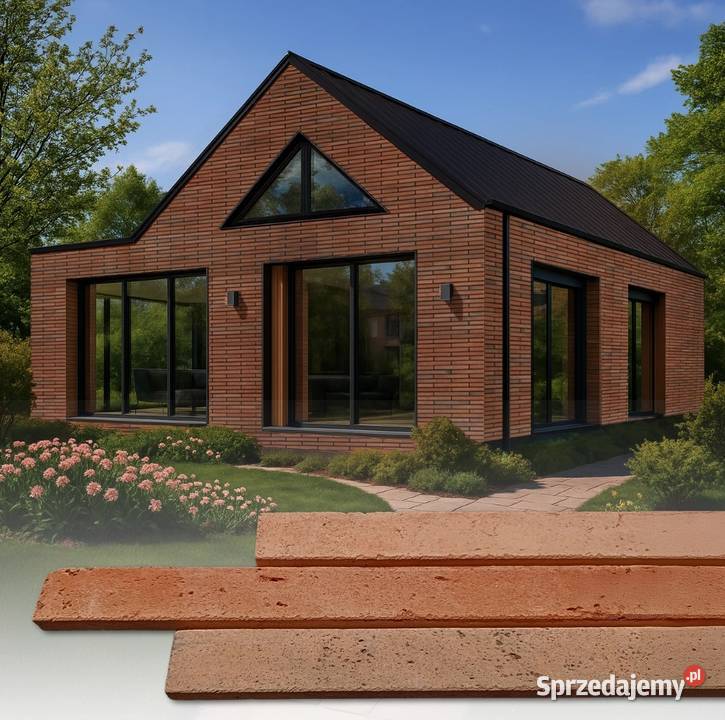 Płytki ceglane na elewację Slim Long Classic Dom i Ogród