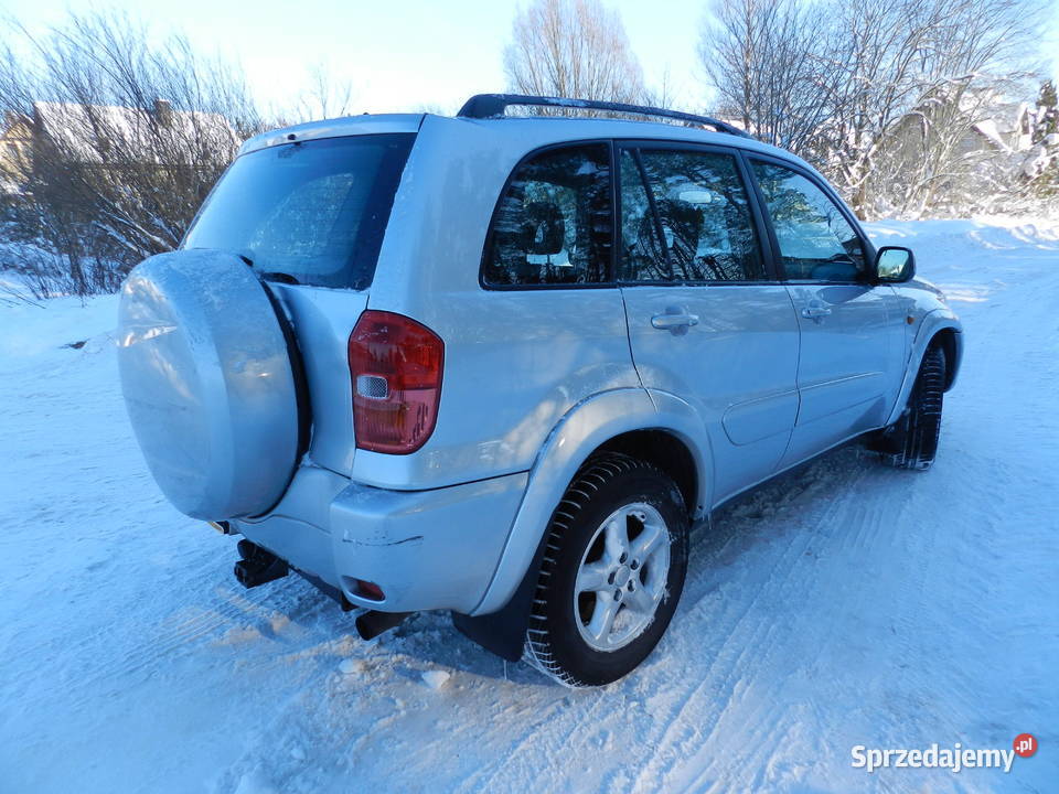 Toyota RAV4 5 drzwi klima hak 4x4 poduszka powietrzna warmińsko-mazurskie Olsztyn sprzedam